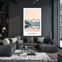 Lake Baikal Serene Landscape Travel Poster PosterGoat
