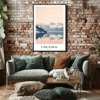 Lake Baikal Serene Landscape Travel Poster PosterGoat