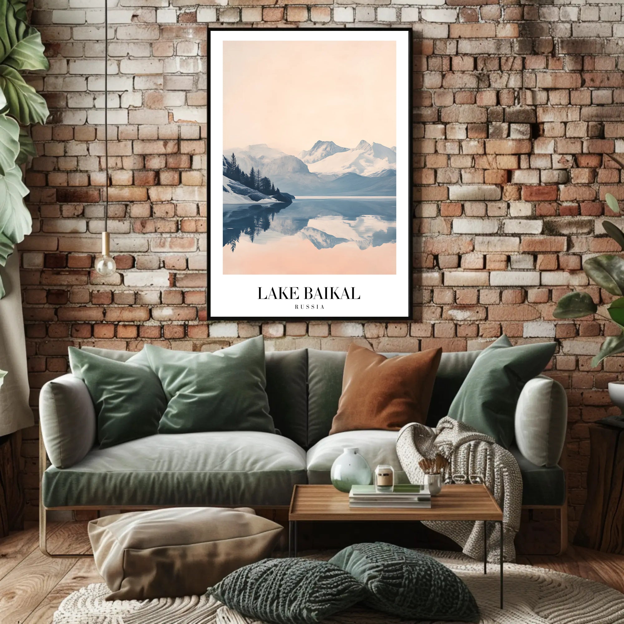 Lake Baikal Serene Landscape Travel Poster PosterGoat