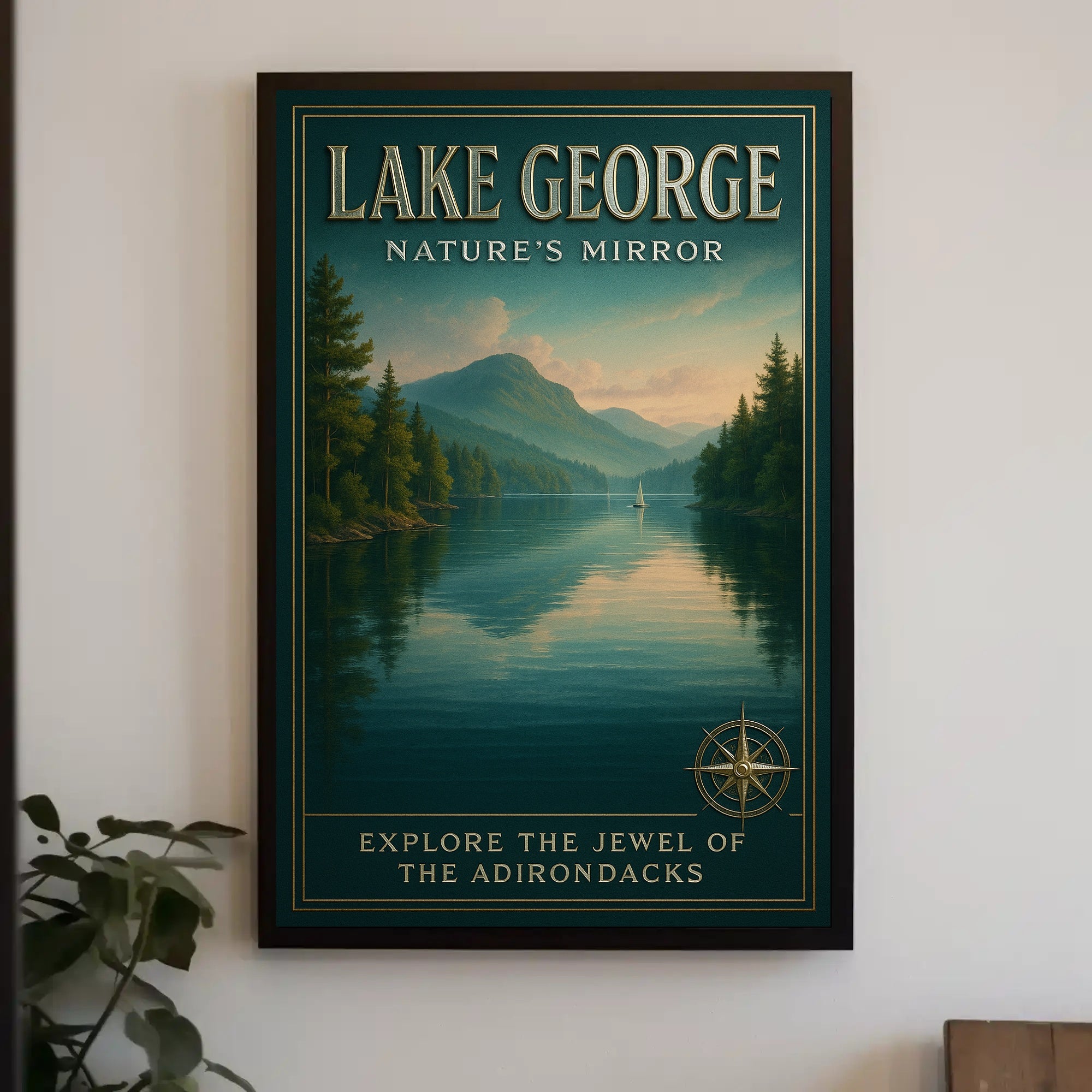 Lake George Natures Mirror Poster PosterGoat