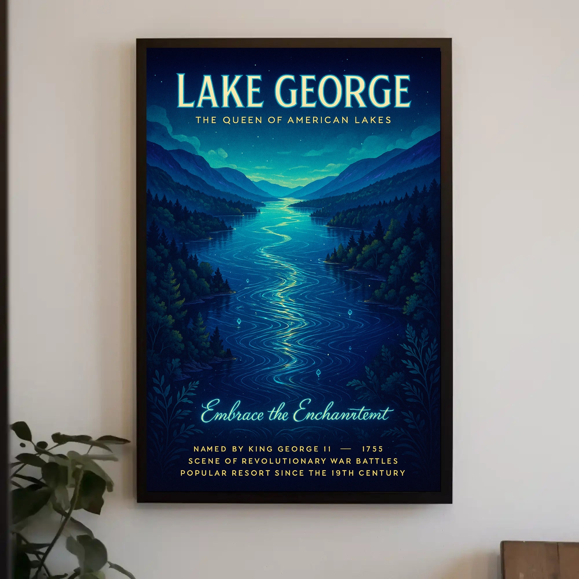 Lake George The Queen of American Lakes Poster PosterGoat