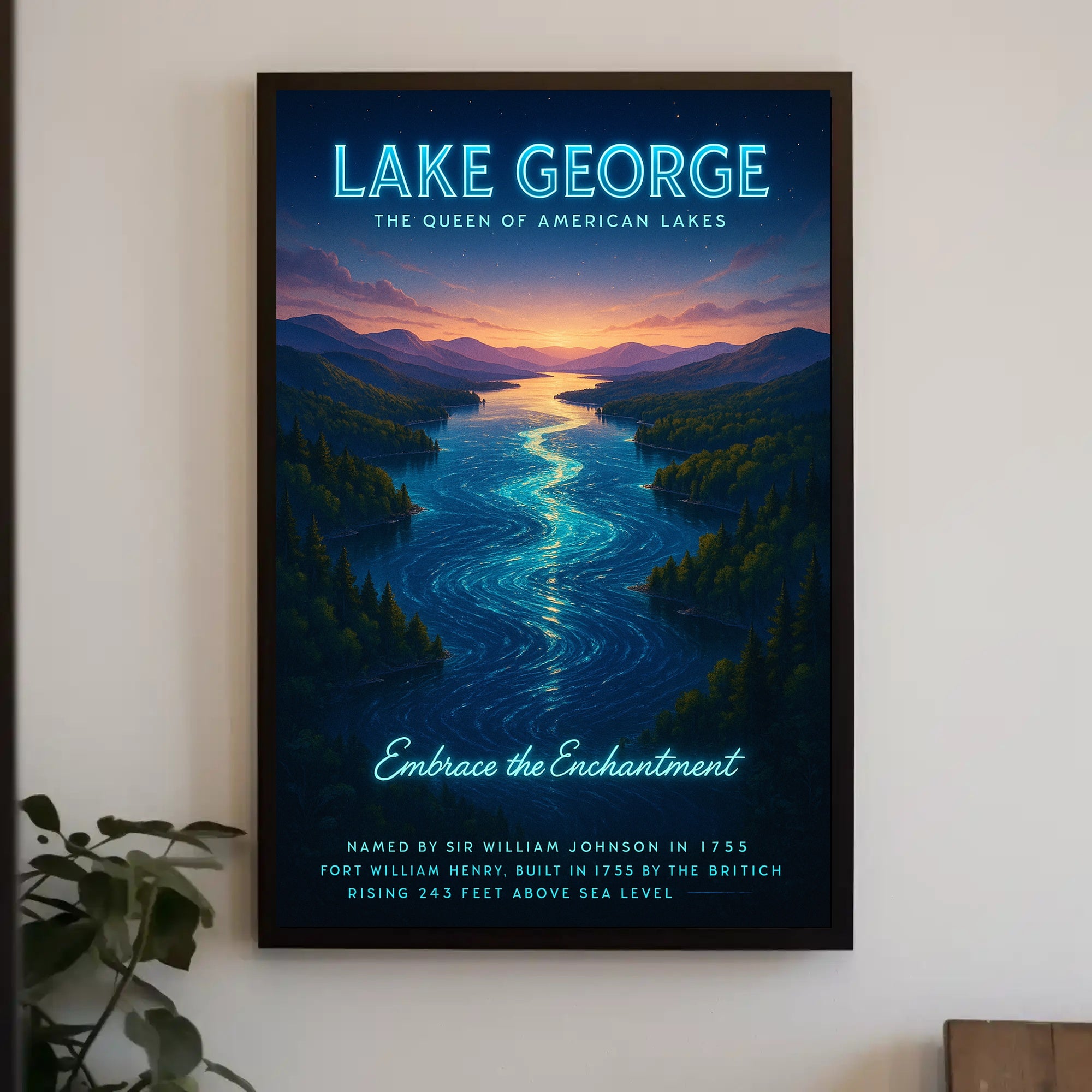 Lake George The Queen of American Lakes Poster PosterGoat