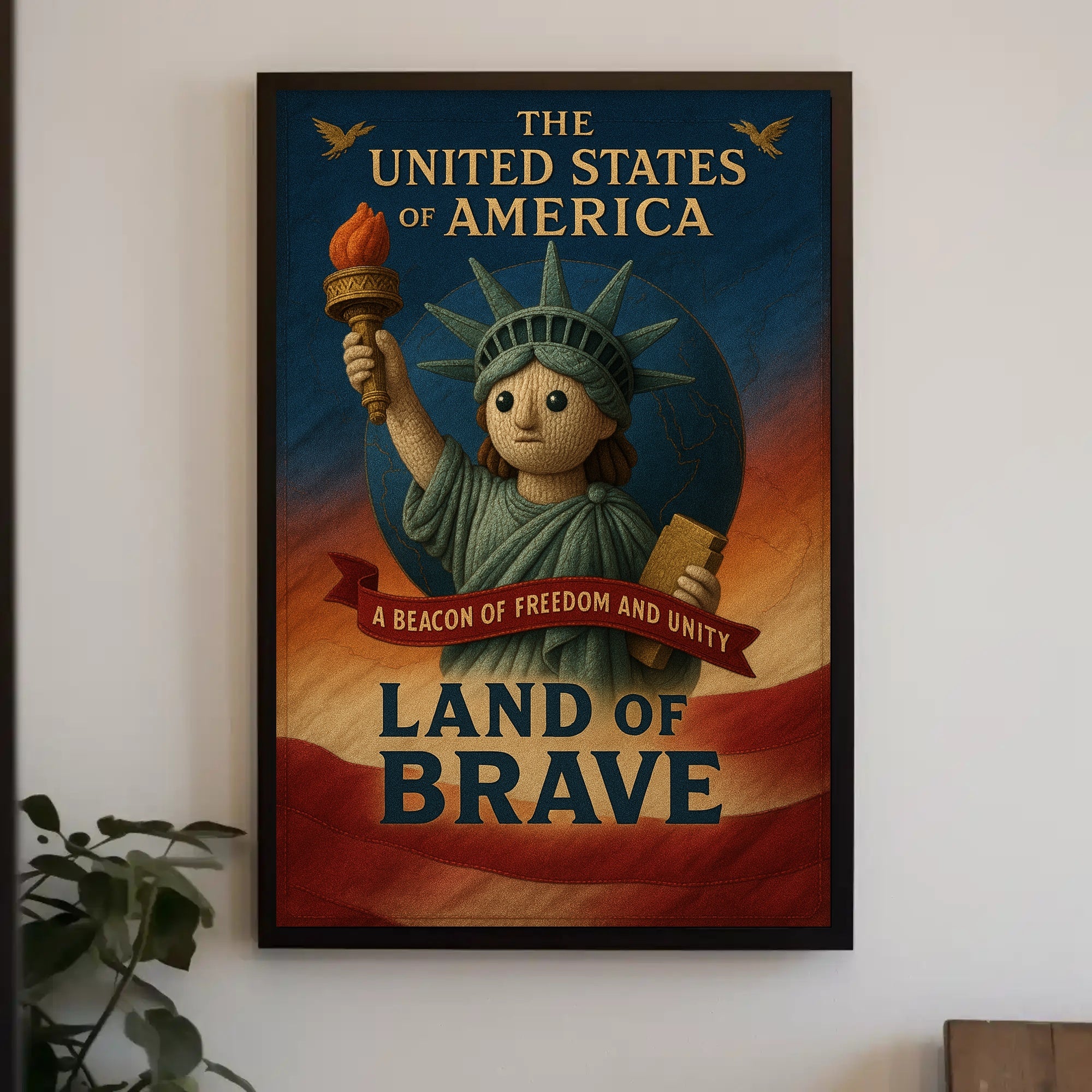 Land of the Brave Poster PosterGoat