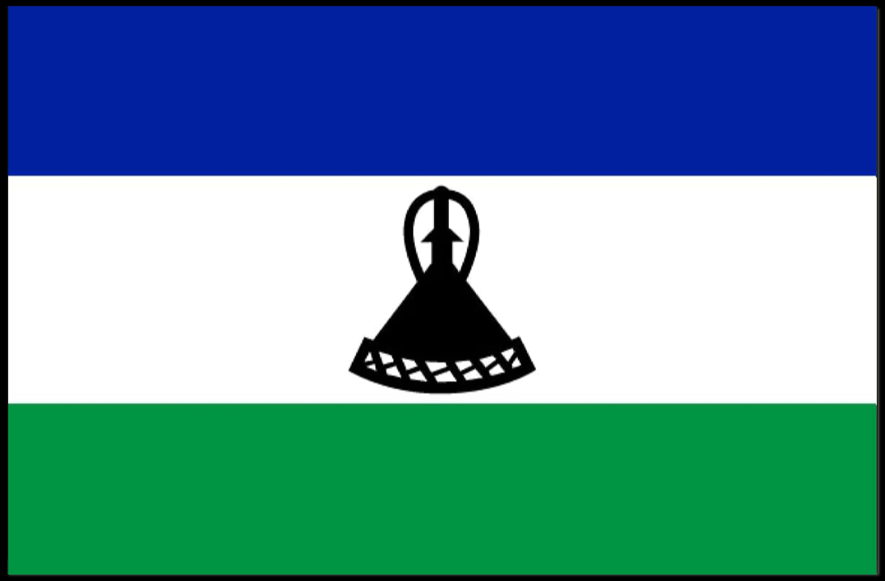 Lesotho Flag Cultural Pride Country Flag Poster PosterGoat
