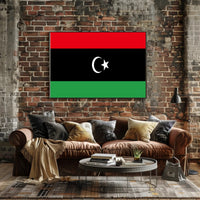 Libya National Flag Patriotic Country Flag Poster PosterGoat