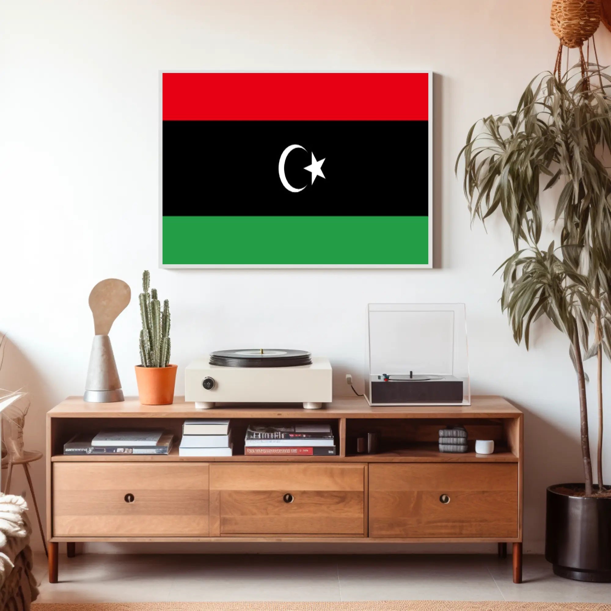 Libya National Flag Patriotic Country Flag Poster PosterGoat