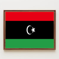 Libya National Flag Patriotic Country Flag Poster PosterGoat