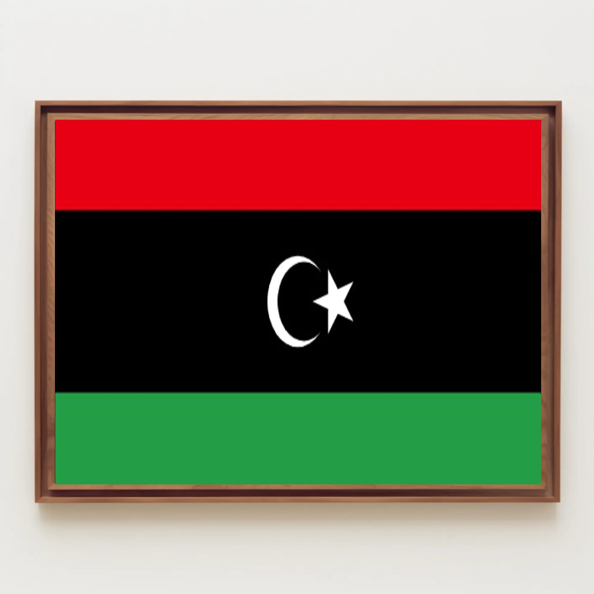 Libya National Flag Patriotic Country Flag Poster PosterGoat