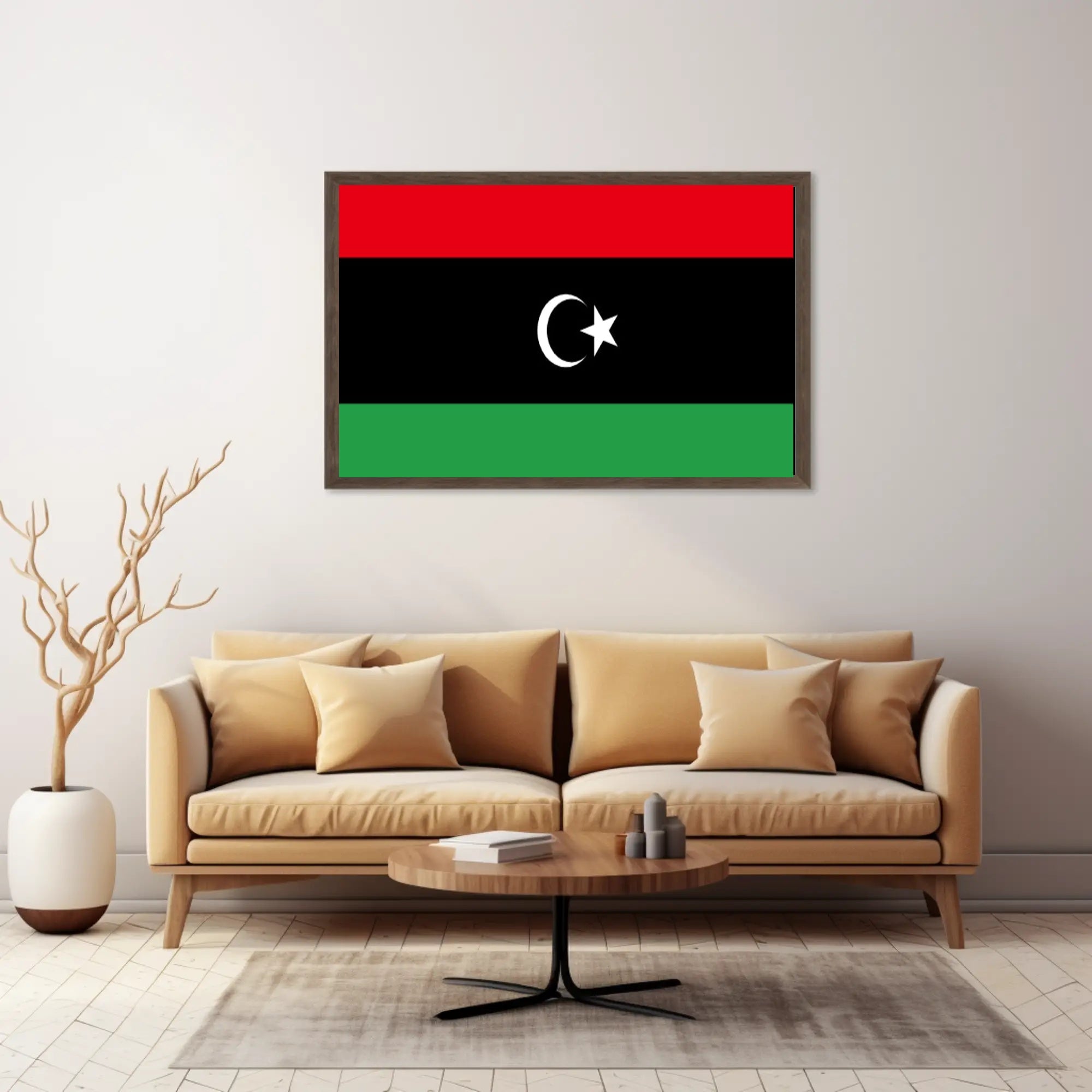 Libya National Flag Patriotic Country Flag Poster PosterGoat