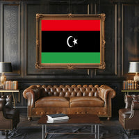 Libya National Flag Patriotic Country Flag Poster PosterGoat