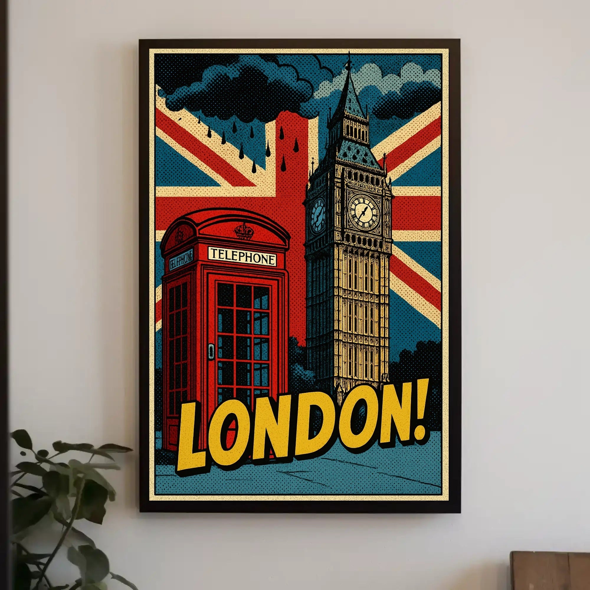 Lively London Landmarks: A Pop Culture Poster PosterGoat