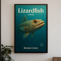 Lizardfish Poster PosterGoat