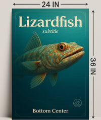 Lizardfish Poster PosterGoat