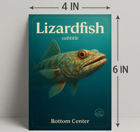 Lizardfish Poster PosterGoat