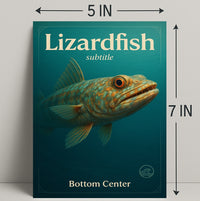 Lizardfish Poster PosterGoat