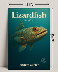 Lizardfish Poster PosterGoat