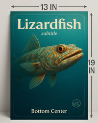 Lizardfish Poster PosterGoat