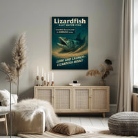 Lizardfish Saltwater Predator Poster PosterGoat