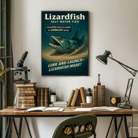 Lizardfish Saltwater Predator Poster PosterGoat