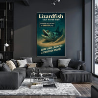 Lizardfish Saltwater Predator Poster PosterGoat