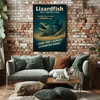 Lizardfish Saltwater Predator Poster PosterGoat