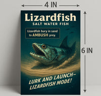 Lizardfish Saltwater Predator Poster PosterGoat