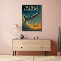 Lockheed P-80 Shooting Star Poster PosterGoat