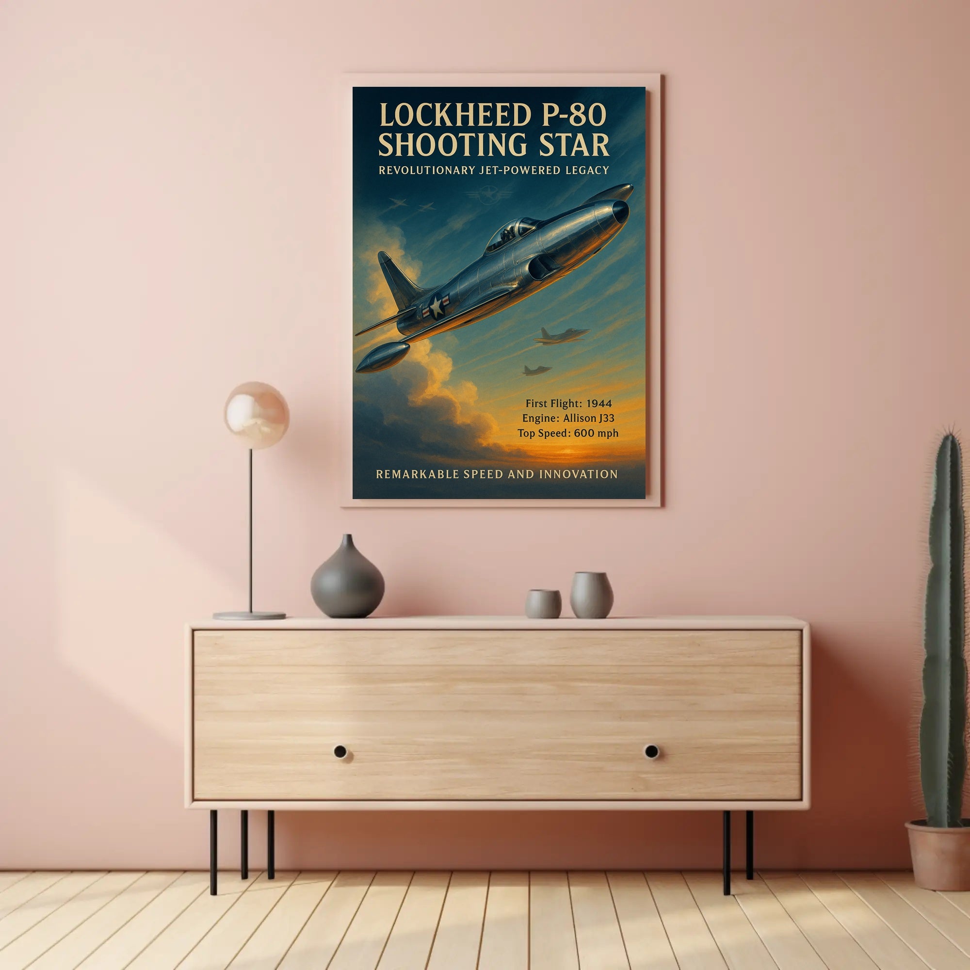Lockheed P-80 Shooting Star Poster PosterGoat