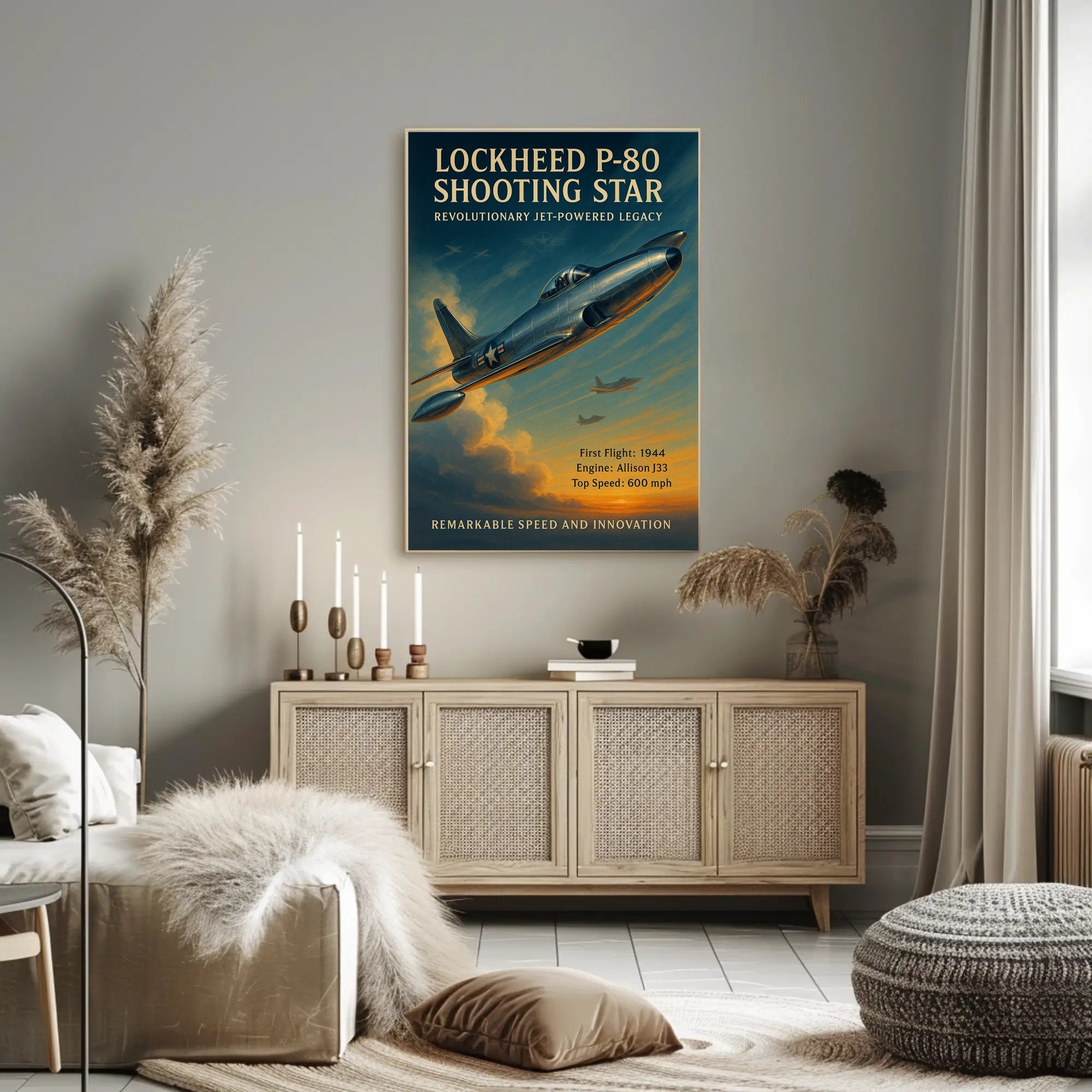Lockheed P-80 Shooting Star Poster PosterGoat