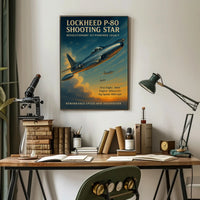 Lockheed P-80 Shooting Star Poster PosterGoat