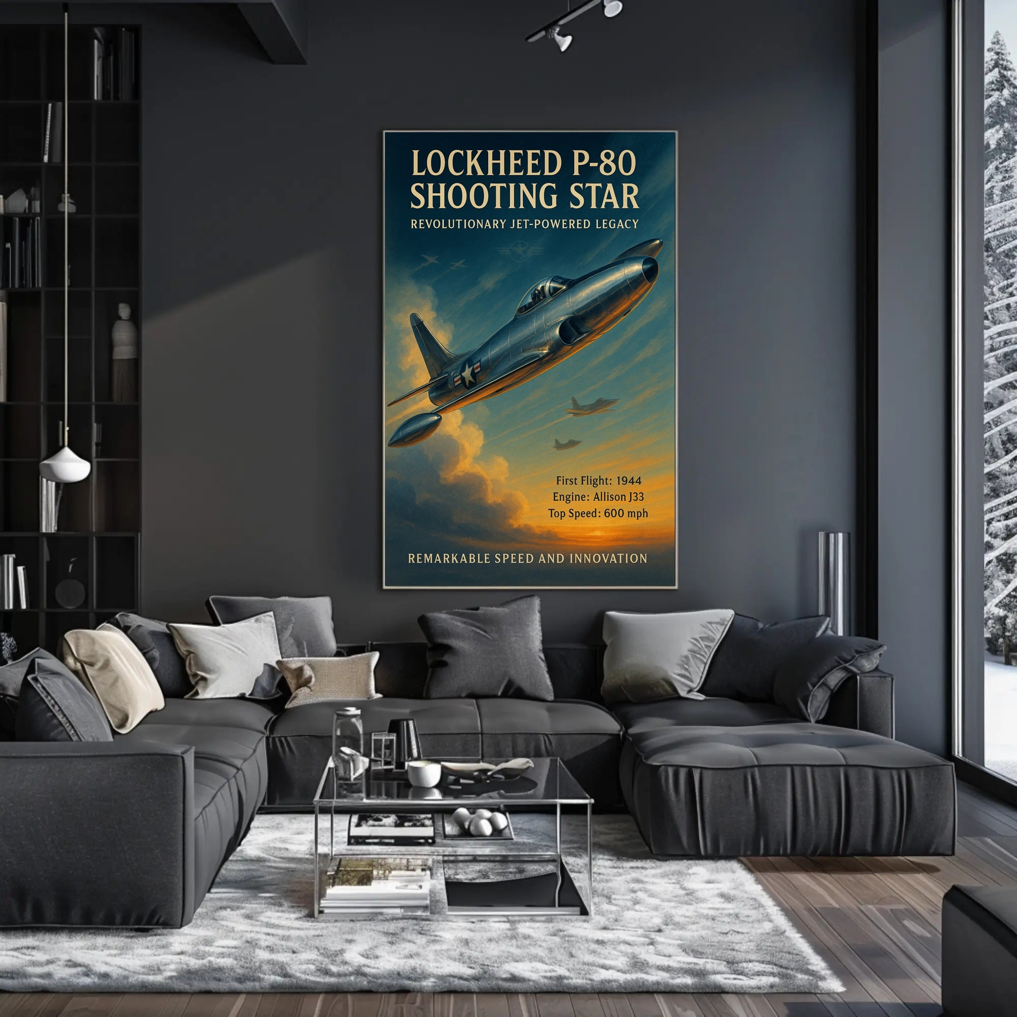 Lockheed P-80 Shooting Star Poster PosterGoat