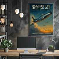 Lockheed P-80 Shooting Star Poster PosterGoat