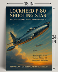 Lockheed P-80 Shooting Star Poster PosterGoat