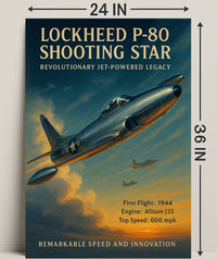 Lockheed P-80 Shooting Star Poster PosterGoat