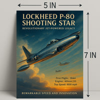 Lockheed P-80 Shooting Star Poster PosterGoat