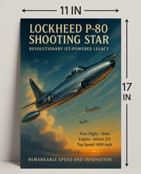 Lockheed P-80 Shooting Star Poster PosterGoat
