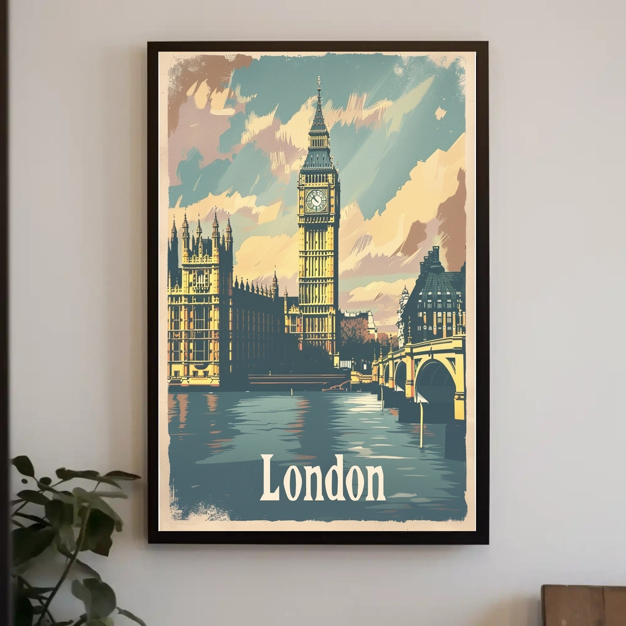London Big Ben Travel Art - Urban Cityscape Poster PosterGoat
