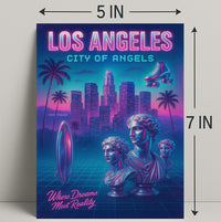 Los Angeles City Of Angels Poster PosterGoat