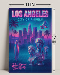 Los Angeles City Of Angels Poster PosterGoat