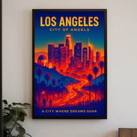Los Angeles City of Angels Poster PosterGoat