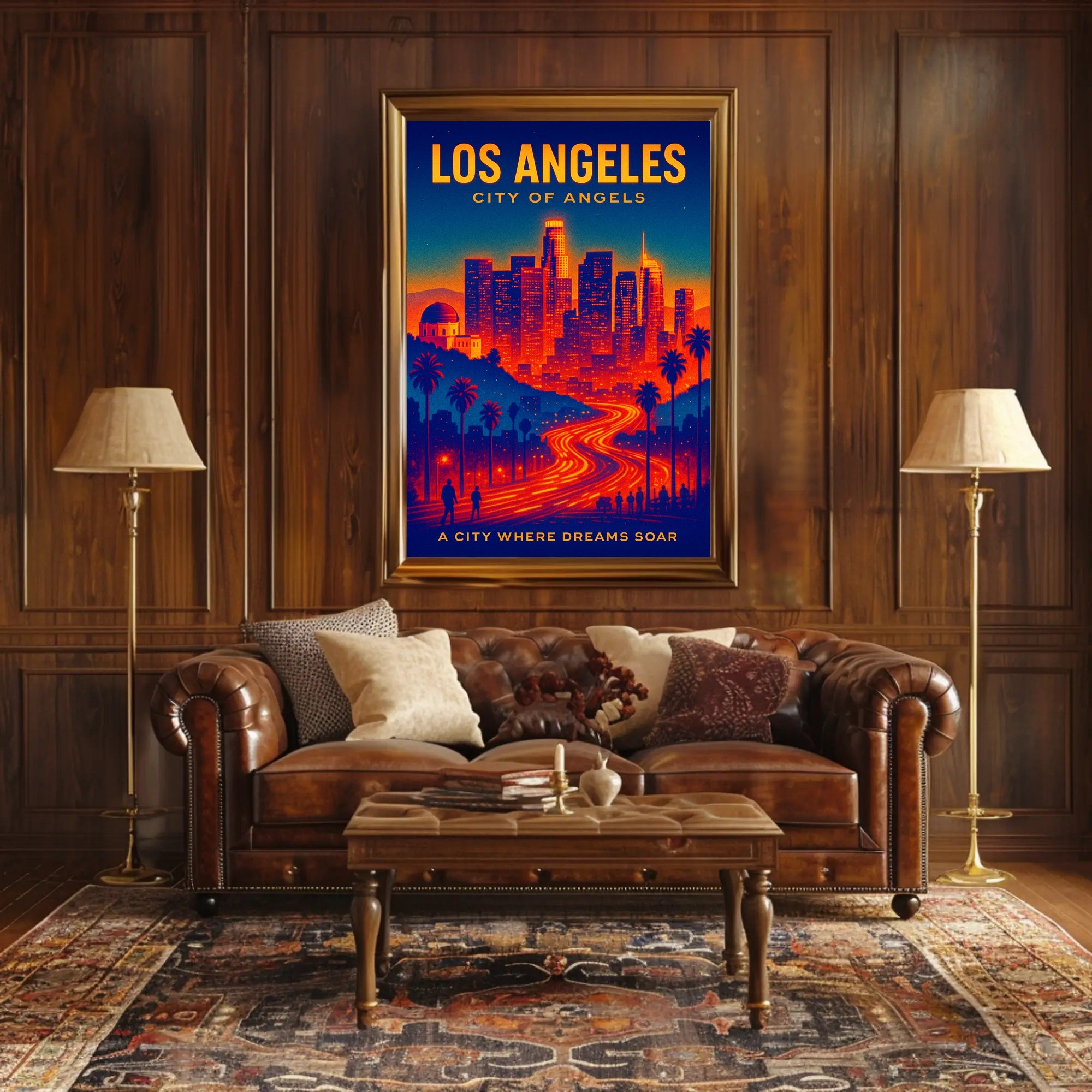 Los Angeles City of Angels Poster PosterGoat