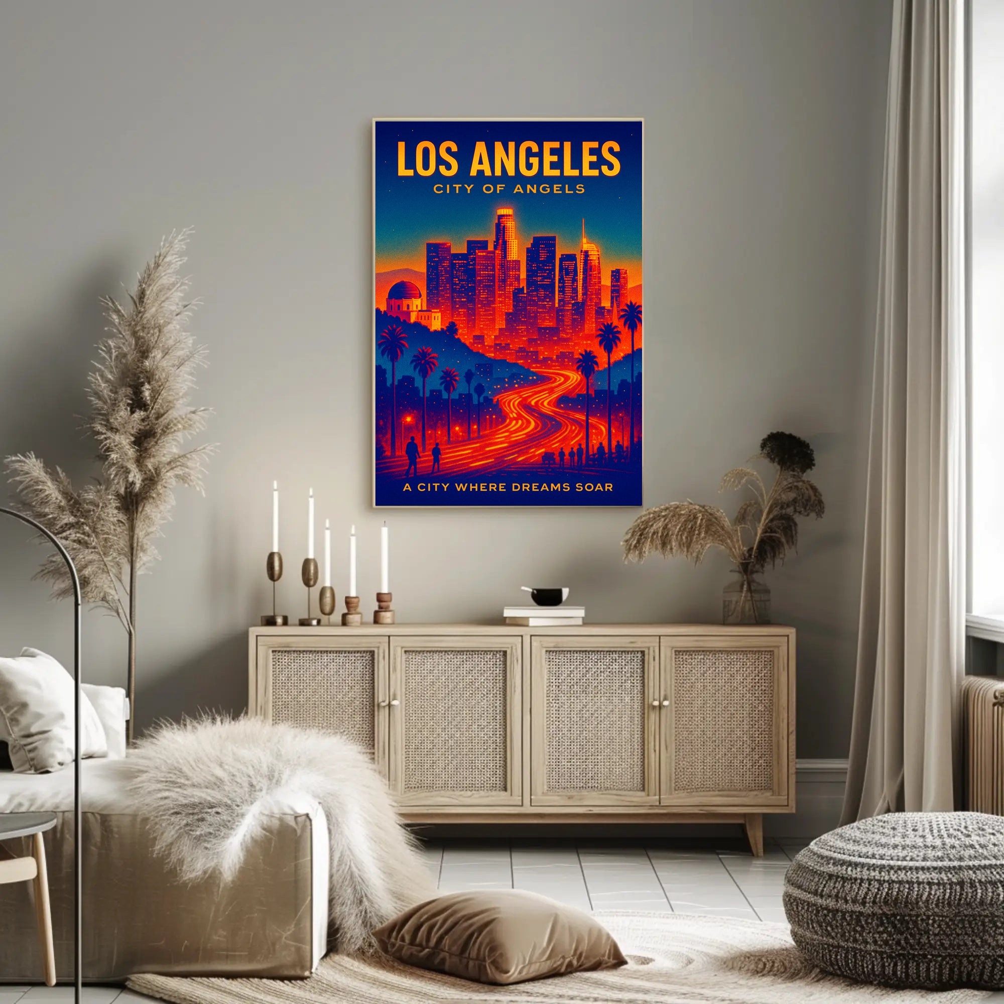 Los Angeles City of Angels Poster PosterGoat
