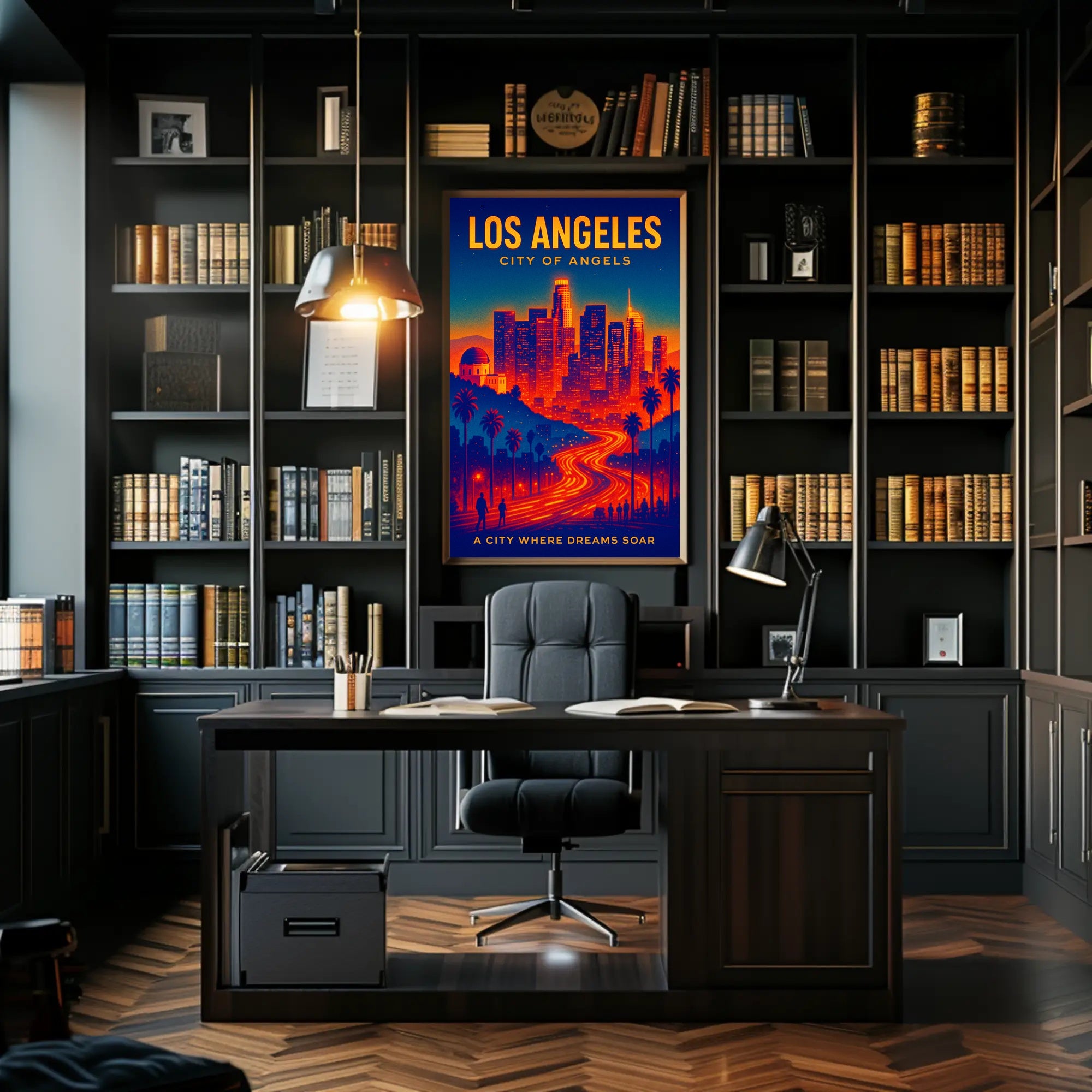 Los Angeles City of Angels Poster PosterGoat