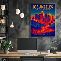 Los Angeles City of Angels Poster PosterGoat
