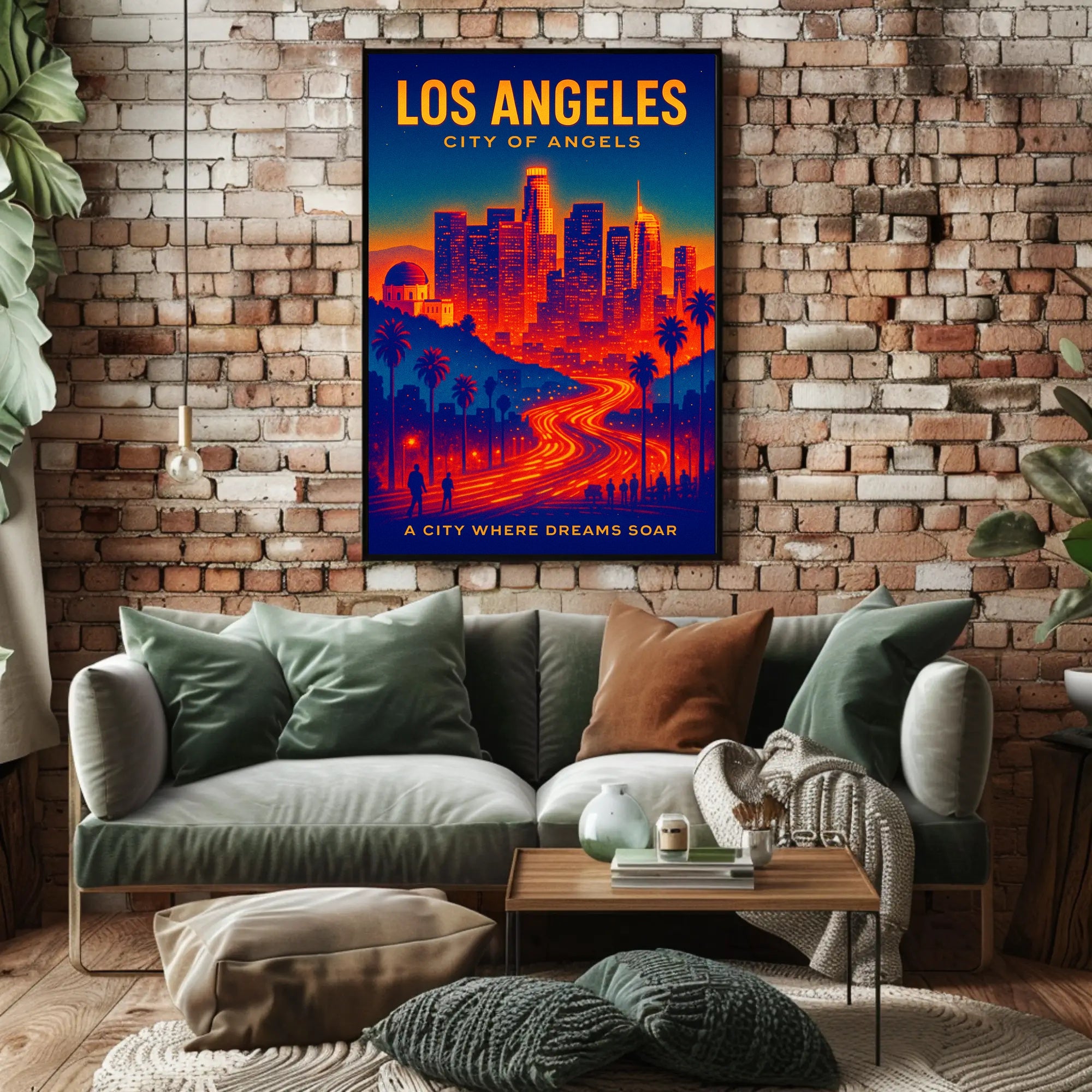 Los Angeles City of Angels Poster PosterGoat