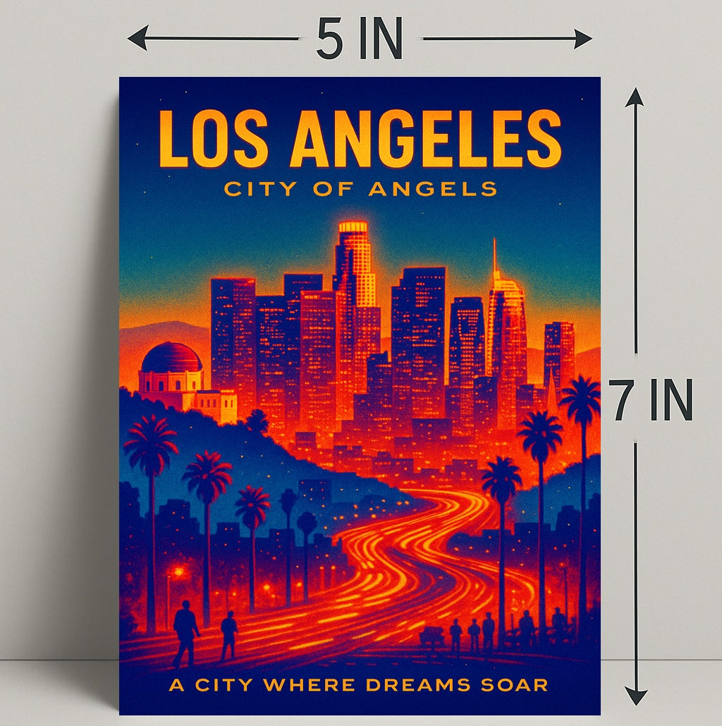 Los Angeles City of Angels Poster PosterGoat