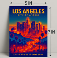 Los Angeles City of Angels Poster PosterGoat