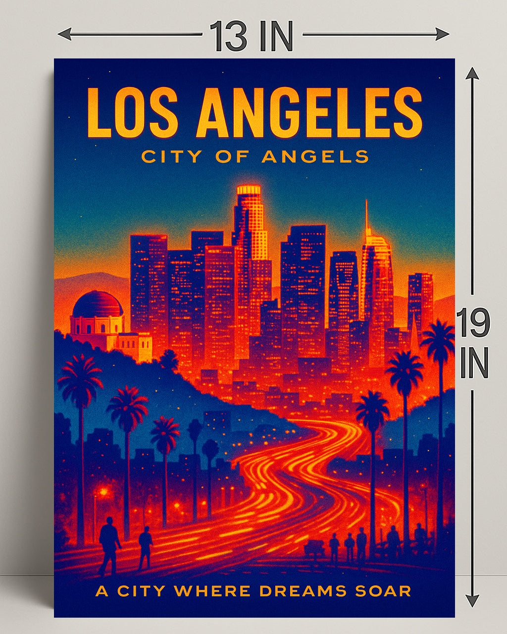 Los Angeles City of Angels Poster PosterGoat