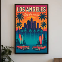 Los Angeles City of Dreams Poster PosterGoat