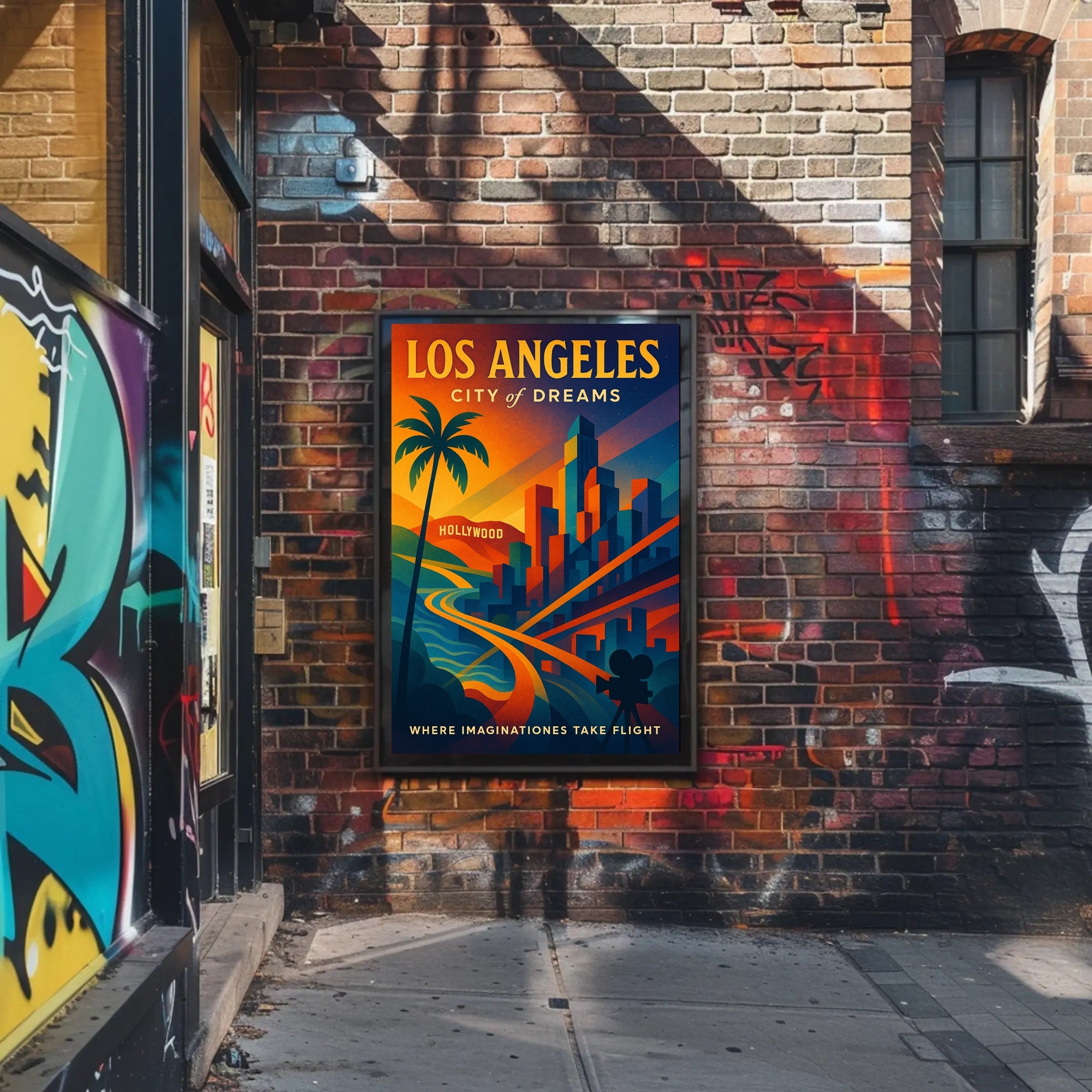 Los Angeles City of Dreams Poster PosterGoat